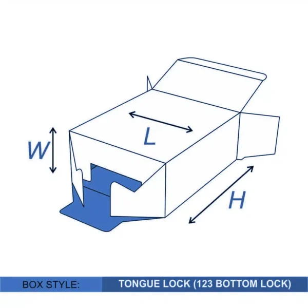 Custom 123 Bottom Lock Boxes