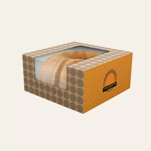 Custom Brown Cake Boxes - Image 2