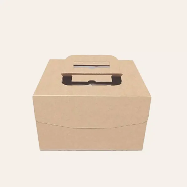 Custom Brown Cake Boxes - Image 3