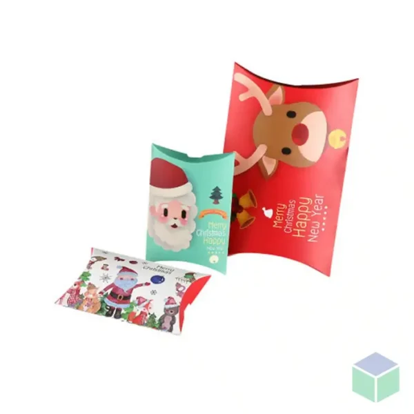 Custom Christmas Pillow Boxes - Image 3