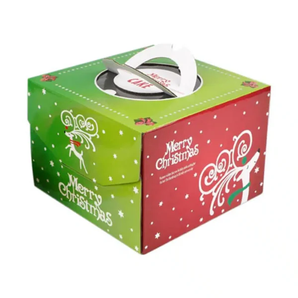 Custom Christmas Cake Boxes - Image 2