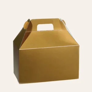 Custom Gold Gable Boxes