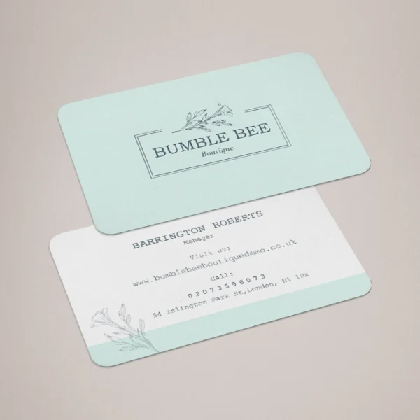 Round Corner Business Cards