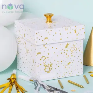 send a cake explosion box gift with flying butterfly surprise