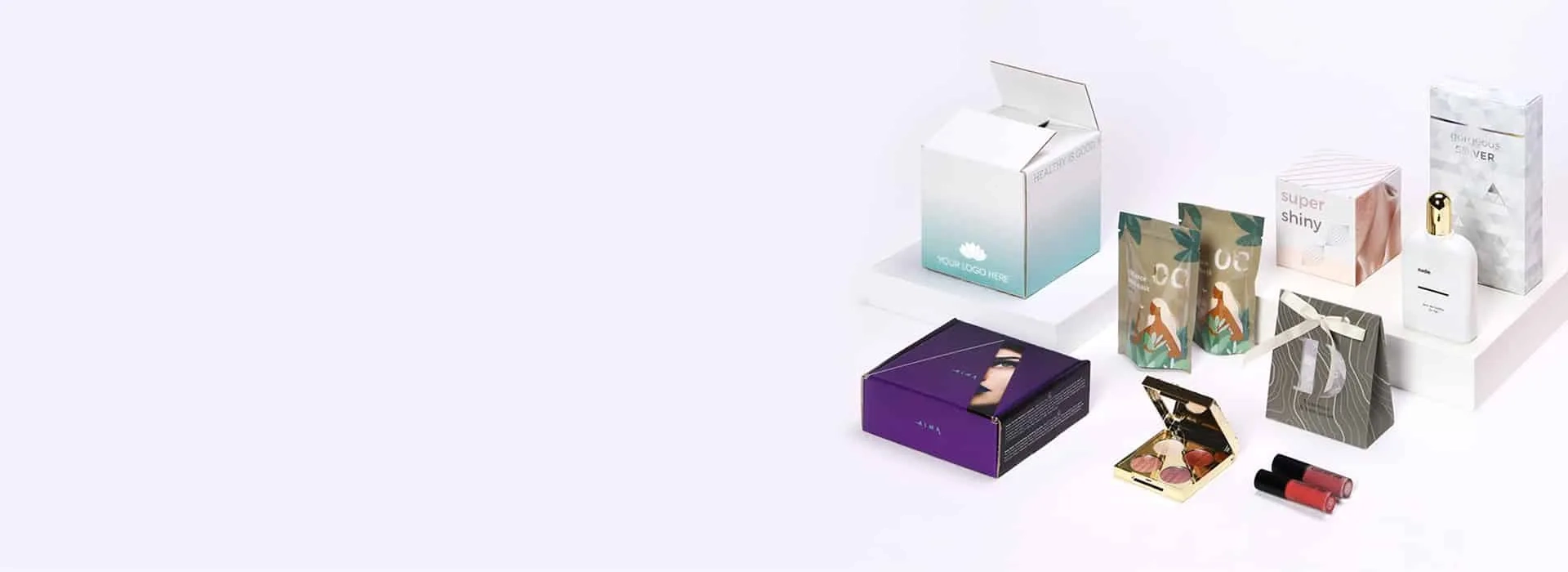 multiple cosmetic packaging options